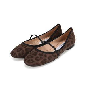 [바바라] 바바라 소가죽 레오파드 메리제인 플랫 BBI136BR 113692