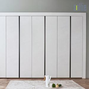 [솔리에] 엘레나 스톤베이지 여닫이 붙박이장 210cm(7자)