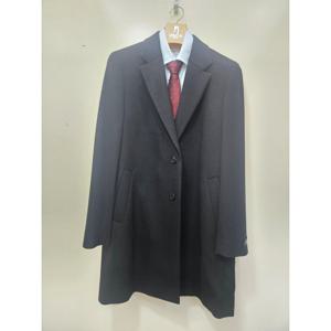 [런던포그]남성 블랙 울 케시미어 체스터 7부코트 LOWMA856