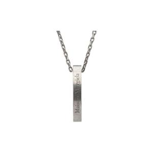 메종 마르지엘라 로고 링 네클리스 무광 팔라듐 SM1UU0035SV0158951P8574951