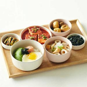 [모도리] 테라파인 깔끔 무흡수 무균열 핸드 메이드 식기세트 (1인)