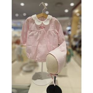 [블루독베이비] 블루독베이비26.SS봄여름신상 PK)큐티체크세트바디수트 46170-040-12 우주복 여아수트 출산선물 슈트 4617004012