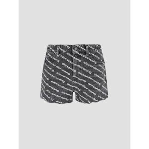 알렉산더 왕 바이트 로고 쇼츠 4DC1214896 060