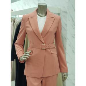 미니멈 세이브존01 원버튼 카라넥 벨티드 자켓 MYAAWJ1060A