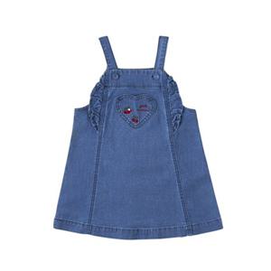 [밍크뮤] 밍크뮤ch 체리데님오버롤드레스(출산신생아백일돌어린이집유치원룩) (3611540101) 3611540101