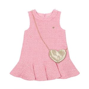 [프렌치캣] 프렌치캣8 핑크 트위드 원피스 (Q51DKO170P2) Q51DKO170