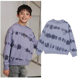 [블루테일] 블루테일2 AAA1TS03BU 주니어 남아 여아 다잉 이펙트 블루 맨투맨 고학년 2026년 봄상품 AAA1TS13BU