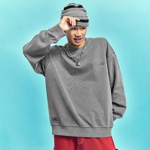 [리복]가먼트다잉 맨투맨 애쉬 그레이 RETS6EM20G2