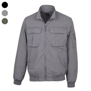 남자 봄 여름 밀리터리 캐주얼 포켓 항공점퍼 IE-L-JU-WK1-그레이