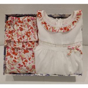 [쇼콜라] 쇼콜라 GR레나블루머상하복 (TTPMXT274R)여름여아외출복백일돌두돌선물 TTPMXT274R