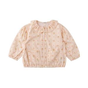 [밍크뮤] 밍크뮤ch 쁘띠체리우븐점퍼출산백일돌유아베이비어린이유치원바람막이 (3631511004) 3631511004