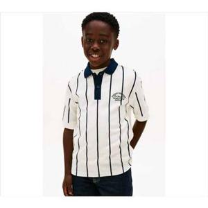 [타미힐피거칠드런] 버티컬 스트라이프 폴로 티셔츠 (2컬러) T42G1KKT540BT1 T42G1KKT540BT1