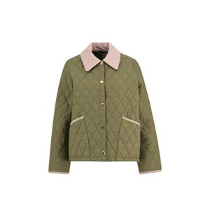 바버 아이콘 크롭 리데스데일 퀼팅 재킷 LQU1851LQUGN14