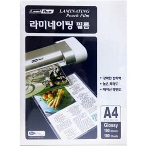 파일 라미에이스 코팅필름 라미네이팅 A4 100mic 100매