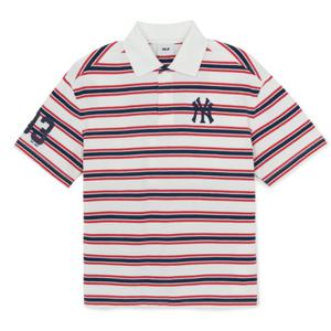 [엠엘비키즈] MLB 키즈 바시티 럭비 반팔 티셔츠(7APQV0263-50NYS) 7APQV0263