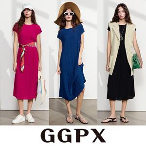 [GGPX] (론칭가 49,900원) 25SS GGPX 썸머 플리츠 컬러 원피스 3종