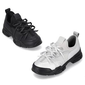 엘칸토 마쯔 여성 리본장식 슬립온 스니커즈 3cm LCWS06M613