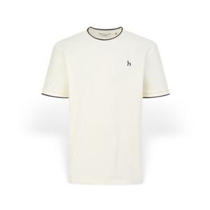 [헤지스 남성] 남성 티핑 조직감 크루넥 티셔츠 HZTS6B506CR HZTS6B506