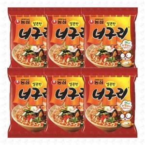 라면 너구리 120g 6개
