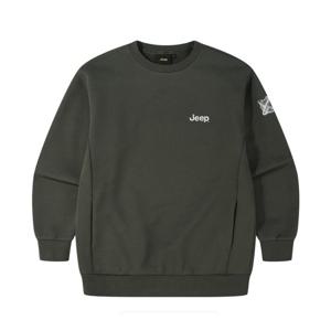 [지프]남여공용 지구본 루즈핏 맨투맨 (R1ST811)