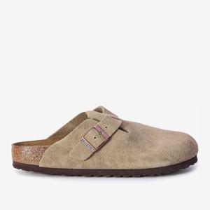 버켄스탁 보스턴 스웨이드 버클 뮬 060463 TAUPE