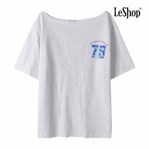 [르샵] 78 보트넥 코튼 티셔츠 (BQ3TS021A)