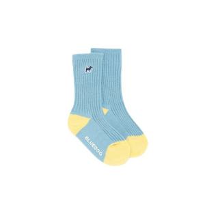 [블루독베이비] (BL)컬러골지하프양말 (45A1481004)  45A1481004