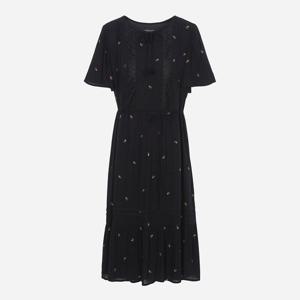 [써스데이아일랜드] 레이온 플라워 전판 자수 원피스 (T256MOP142W) T256MOP142