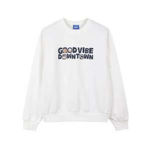 [폴햄] PHG1TR2010 여성 더블니트 어프어프X코숏 맨투맨 PHG1TR2010