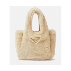 프라다 미니 시어링 토트 백 P00875472