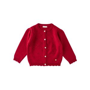 [밍크뮤] 밍크뮤 백일돌선물 (RD)여아스카시가디건 35A1520004 25년 신상 35A1520004