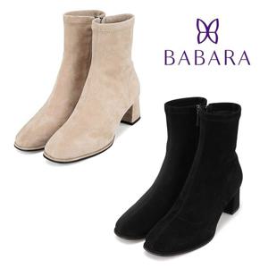 [바바라] 양가죽 스웨이드 여성 앵클부츠 5.5cm 2종 택1 BBI854 BBI854
