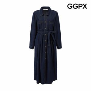 [GGPX] 데님 맥시 스트랩 원피스 (GQ3OP010F)