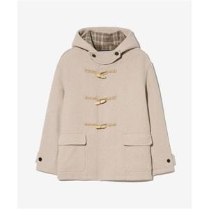 예일 YALE 울 블렌디드 숏 더플 코트_라이트 베이지 YEW1CT302ALE 371682