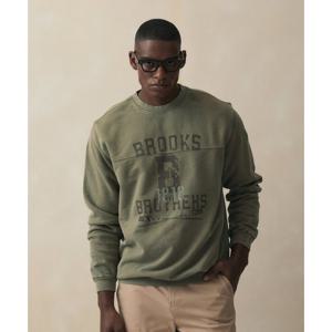 브룩스브라더스 [HERITAGE] 가먼트다잉 스웨트셔츠 (카키) (BBNPMB151A2FS) BBNPMB151A2FS