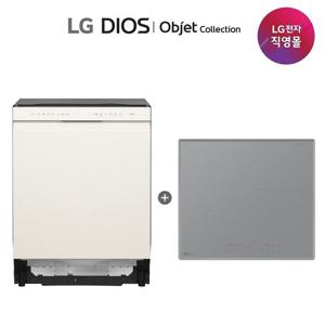 LG 디오스 식기세척기+전기레인지 세트  DUE5BGL2E+BEI3ASS4E