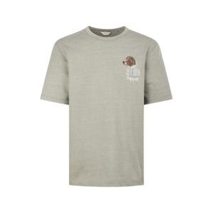 헤지스  26SS  남성 피그먼트 자수장식 반팔 티셔츠 HZTS6B701E2