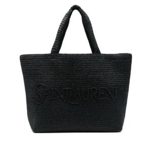 생로랑 라피아 토트백 756269 GAAEI 1000 BLACK