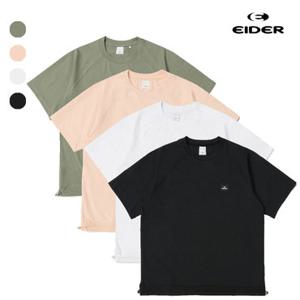 [백화점]아이더 [택가 69,000원]여성 베이직 반팔 라운드 티셔츠 터치감과 신축성이 우수한 반팔티 DWM24256