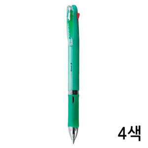 제브라 클립온 슬림4C 4색 볼펜 0.7 (B4A5) (파스텔그린)