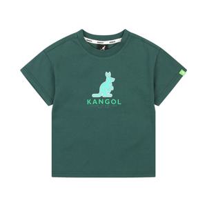 캉골키즈 캥거루 카라비너 그래픽 티 QB 0407 다크 그린