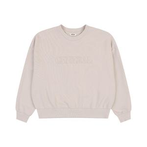 여성)GENERAL 드롭숄더 오버핏 맨투맨_AO3WTS651-LE