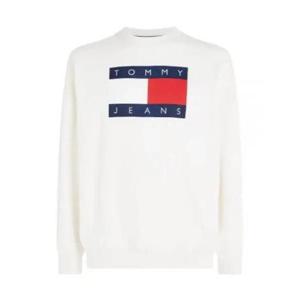 타미힐피거 긴팔 티셔츠 DW18623YBH WHITE DOM