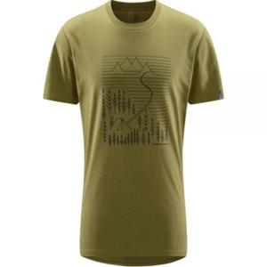 하그로프스 반팔 티셔츠 6065144VY OLIVE GREEN DOM