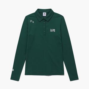 [르꼬끄골프] 여성 기본 제원단에리 티셔츠 (GQ122LTL21)