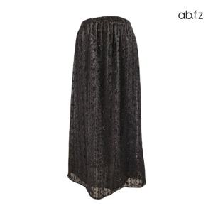 [에이비에프지]밴딩 스팽글 머메이드핏 롱 스커트 APZ1QS34C