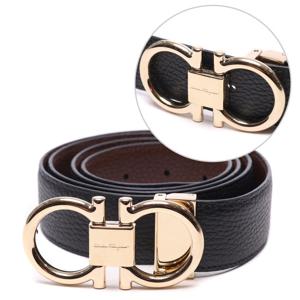 [페라가모] 23FW 남성 간치니 양면 벨트 (67 9938 764164 FREE 23F)