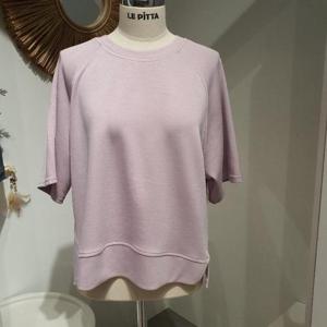 르피타 HC06 반팔 라그랑 라운드 티셔츠(라이트 바이올렛) L252UTS451