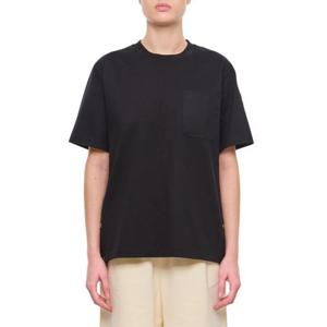 몽클레어 코튼 티셔츠 포켓 8C00020 89A4U 999 BLACK DOM