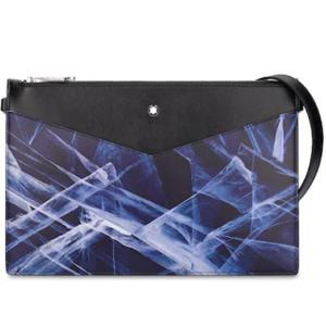 26 SS 몽블랑 로고 디테일 GLACIER 그레이셔 파우치 클러치백 MB129742